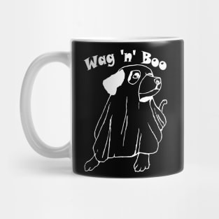 Wag and boo halloween dog Mug